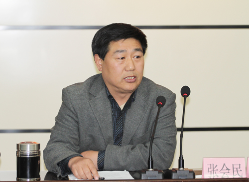集團(tuán)公司黨委書記張會民作黨委工作報(bào)告