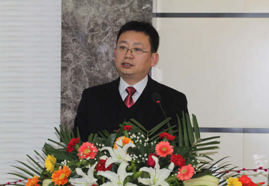 董事長黃道元在會上作董事會工作報告