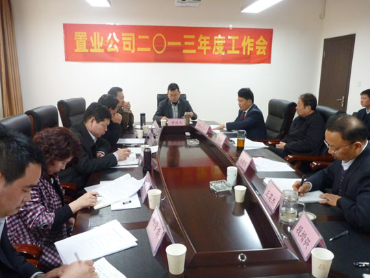 河南二建置業(yè)公司工作會現(xiàn)場