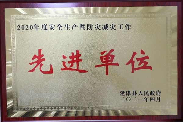 2020年度延津縣“安全生產(chǎn)先進(jìn)單位”獎(jiǎng)牌.jpg 2020年度延津縣“安全生產(chǎn)先進(jìn)單位”獎(jiǎng)牌.jpg