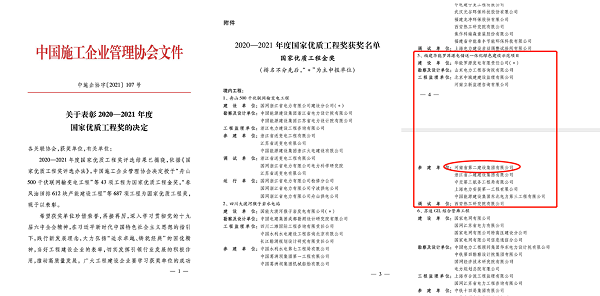 2、2020-2021年度國(guó)家優(yōu)質(zhì)工程獎(jiǎng)獲獎(jiǎng)名單.png 2、2020-2021年度國(guó)家優(yōu)質(zhì)工程獎(jiǎng)獲獎(jiǎng)名單.png