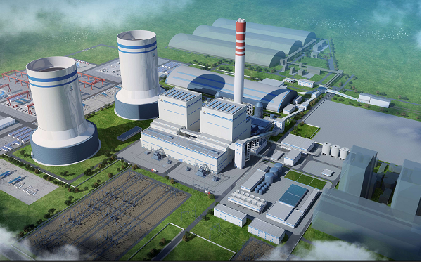甘肅張掖電廠2×1000兆瓦燃煤機組擴建項目鳥瞰效果圖.png 甘肅張掖電廠2×1000兆瓦燃煤機組擴建項目鳥瞰效果圖.png